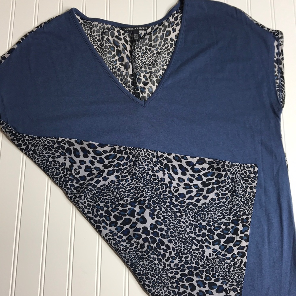 Chiffon back tunic